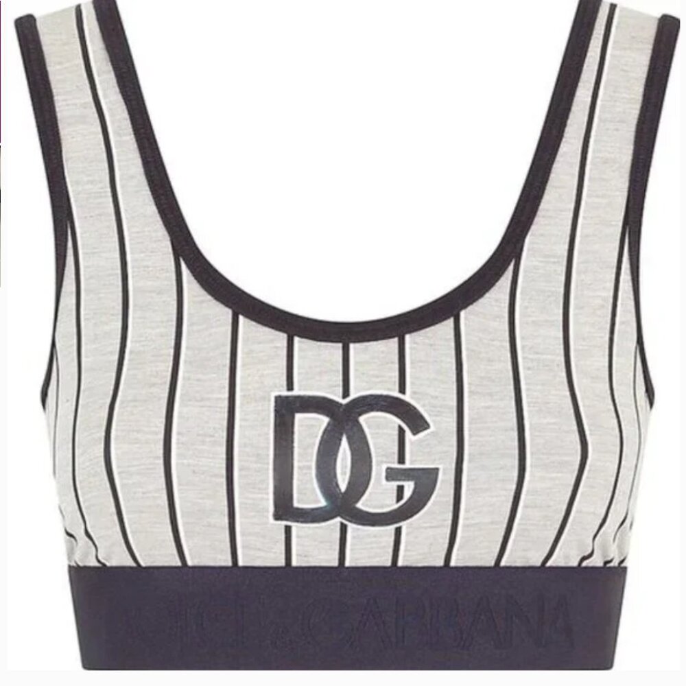 DOLCE & GABBANA Logo Sports Bra